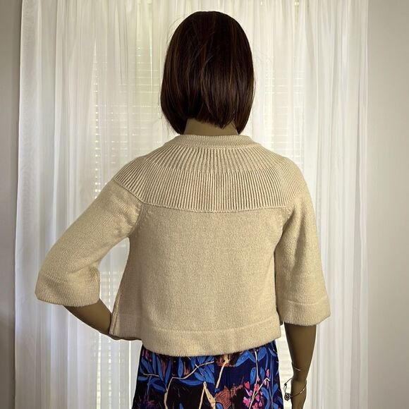 Apostrophe' Cropped Sweater - Picture 5 of 6